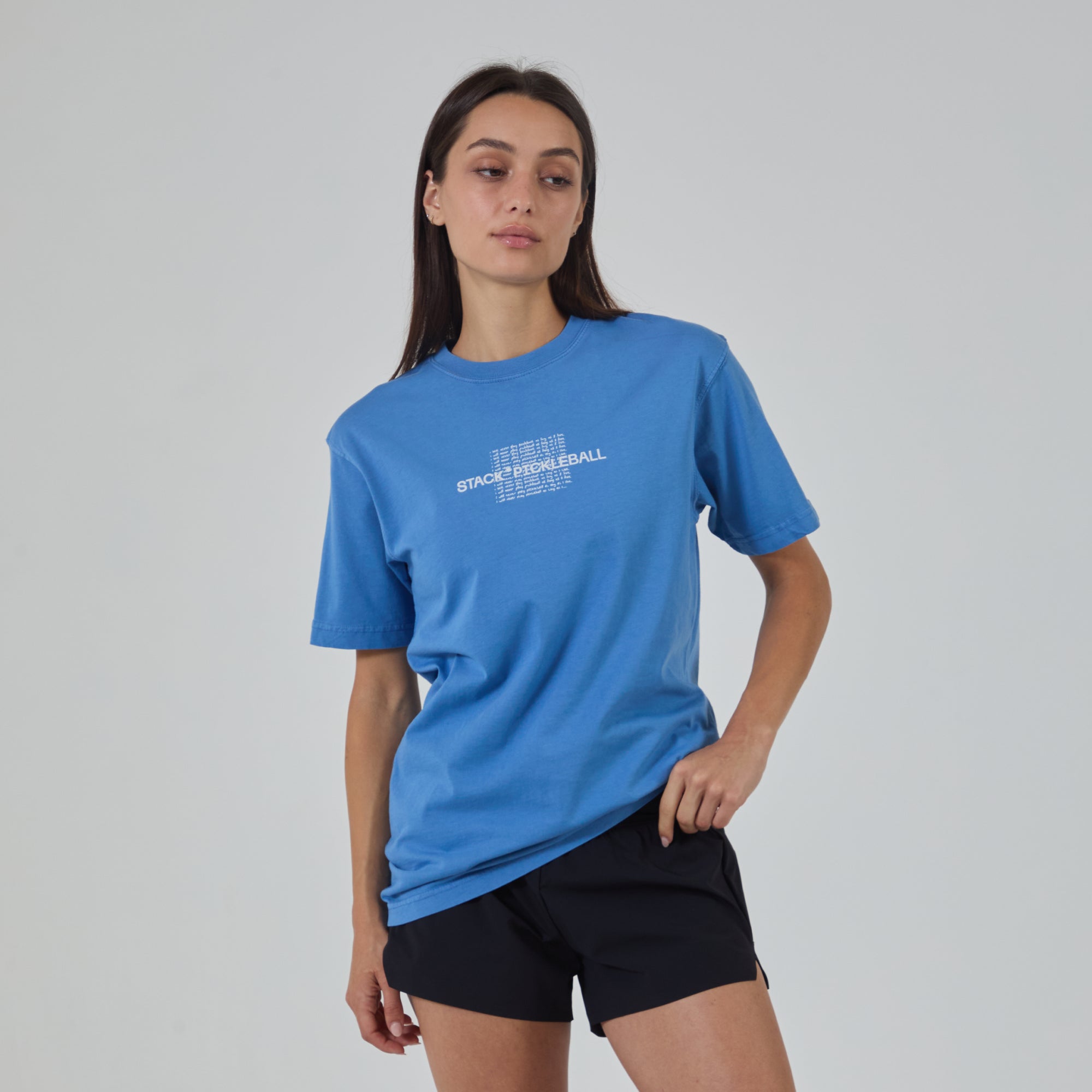 Stack Athletics Stack I will Never Play Pickleball Tee