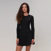 RibTech* Courtside Long Sleeve Dress