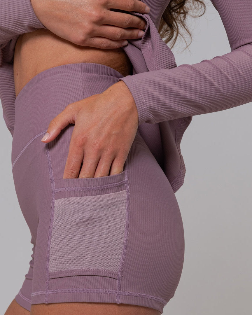 RibTech* Courtside Long Sleeve Dress