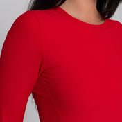 RibTech* Courtside Long Sleeve Dress