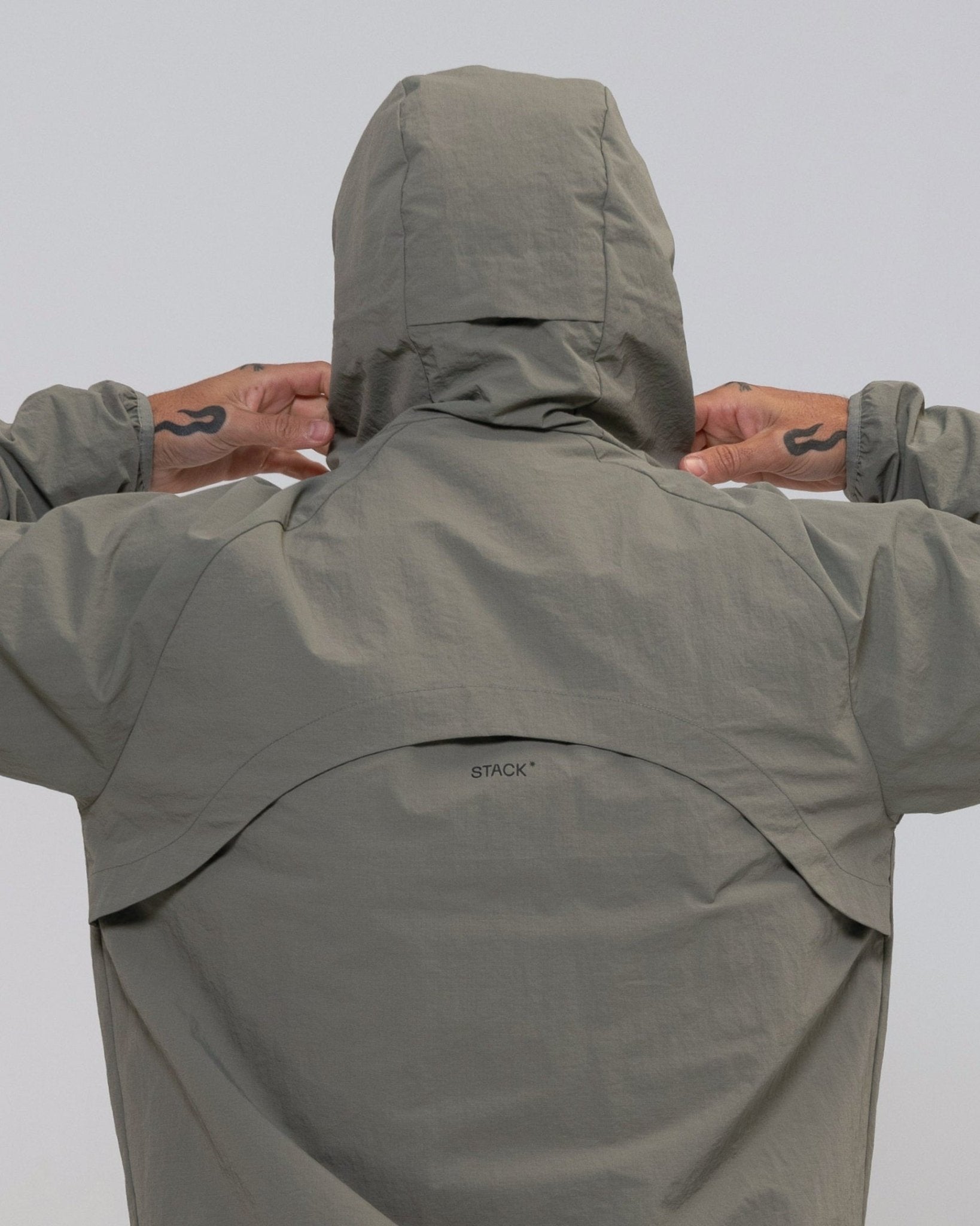 AeroShell* Full Zip Jacket-Stone-S-Stack Athletics