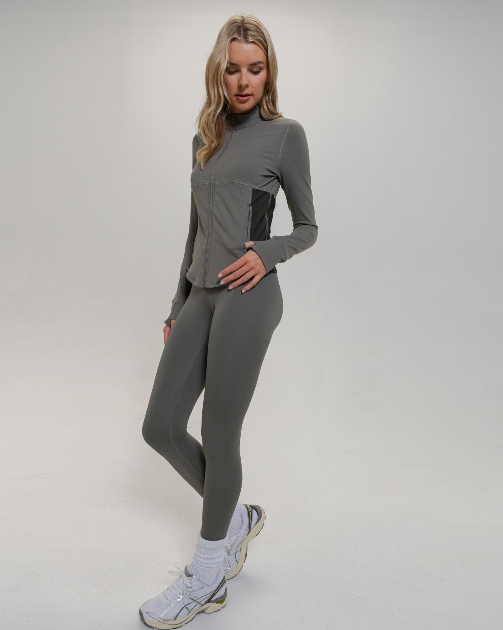 Axis Full Zip Jacket-Stone-XS-Stack Athletics