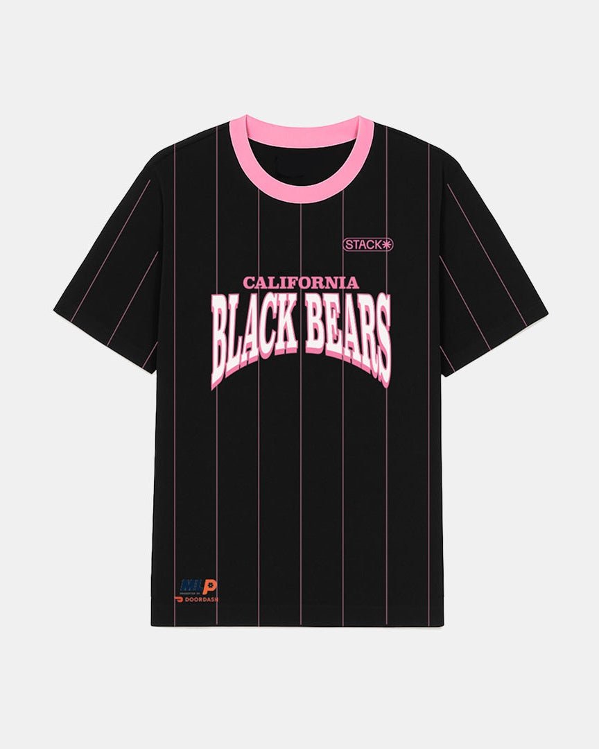 California Black Bears Men's Flowstate* Jersey-Black Pinstripe-S-Stack Athletics