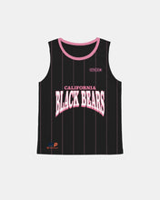 California Black Bears Women's Flowstate* Tank Jersey-Black Pinstripe-XS-Stack Athletics