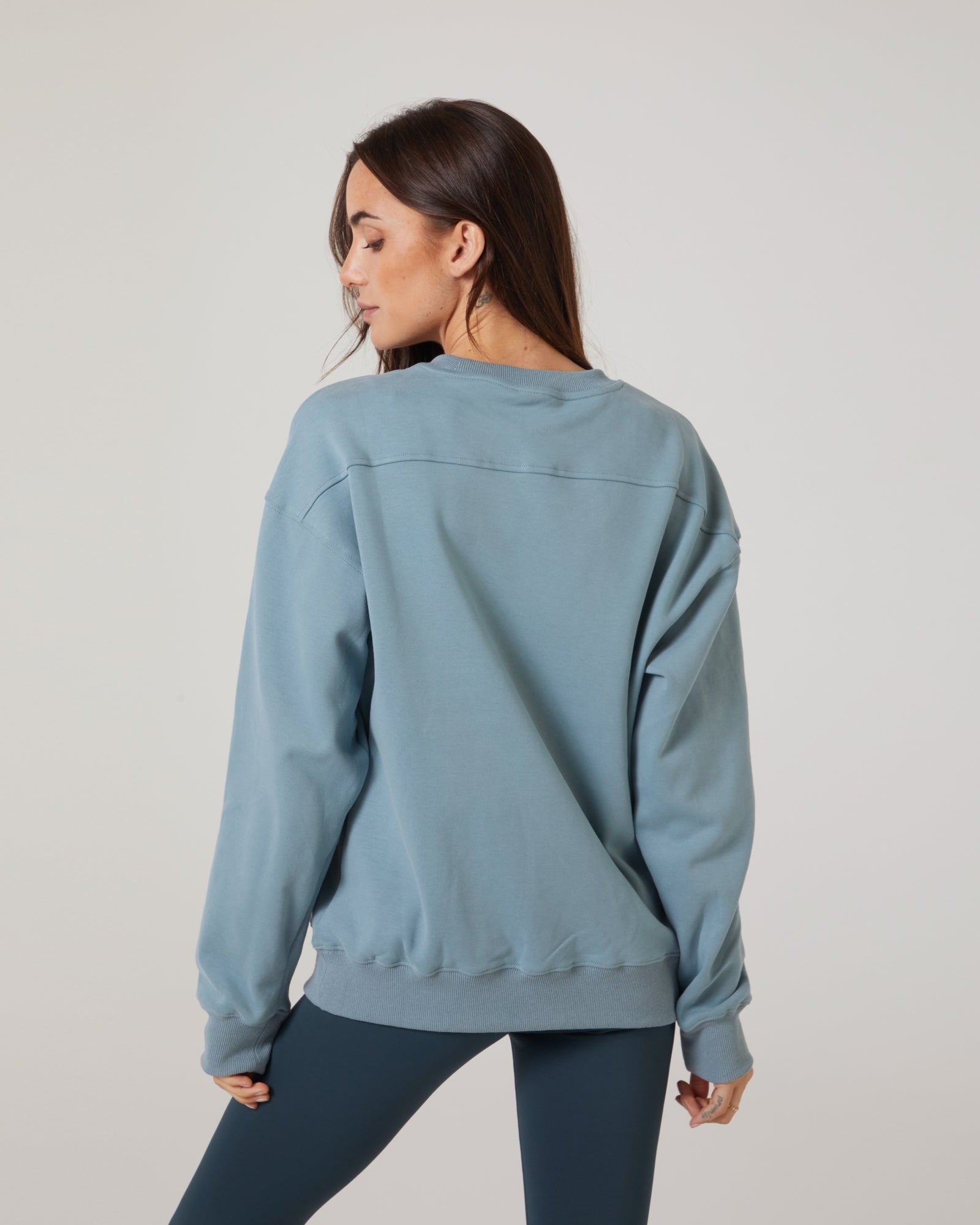 CloudCore* Crewneck-Steel Blue-XS-Stack Athletics