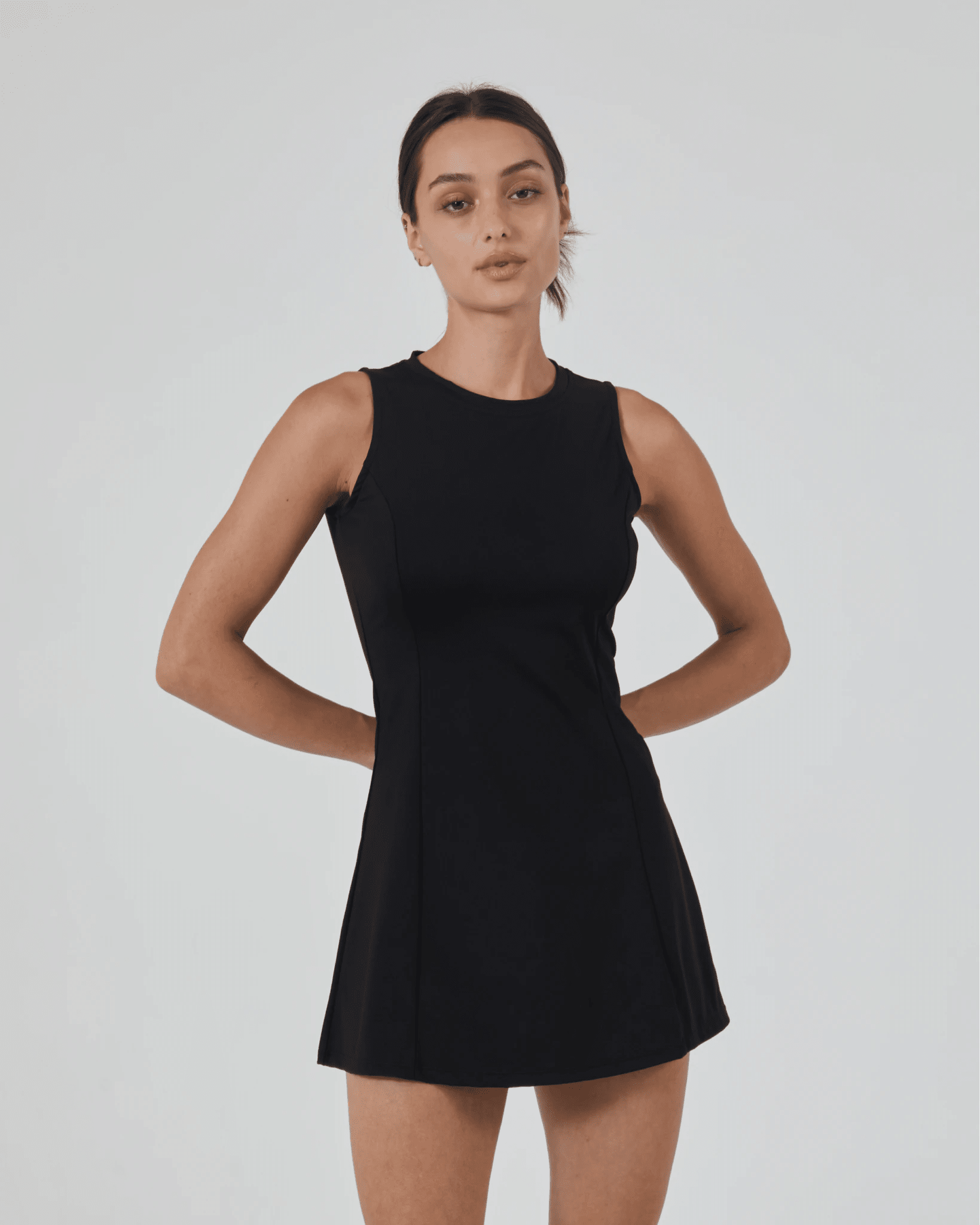 Courtside Dress-Black-XXS-Stack Athletics