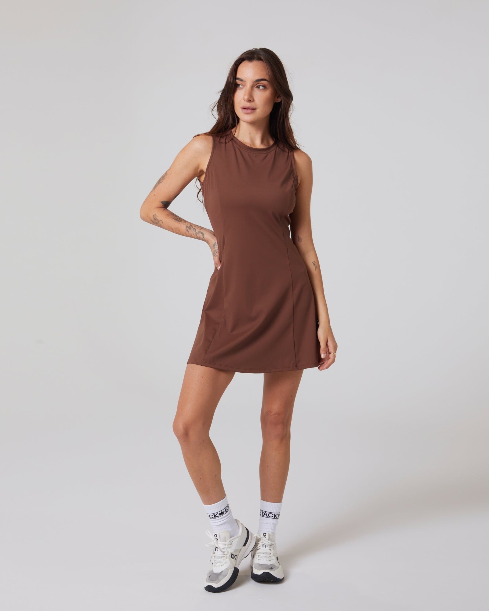 Courtside Dress-Leopard-XXS-Stack Athletics