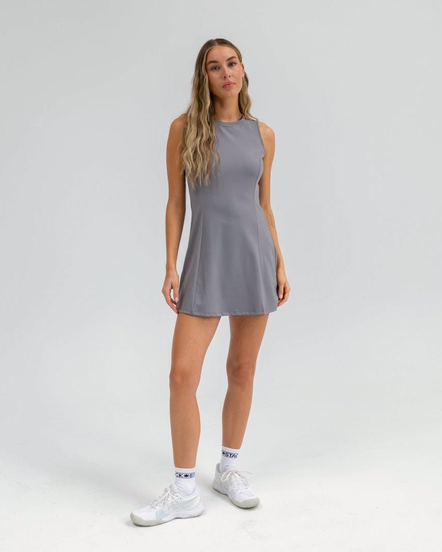 Courtside Dress-Pebble-XXS-Stack Athletics