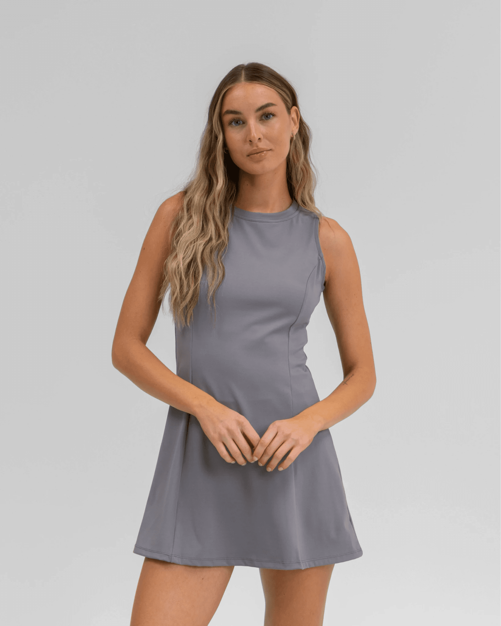 Courtside Dress-Pebble-XXS-Stack Athletics