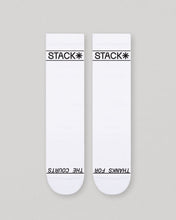 Daily Crew Sock-White-Small-Stack Athletics