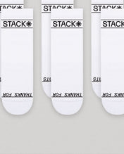Daily Quarter Sock-White-Small-Stack Athletics