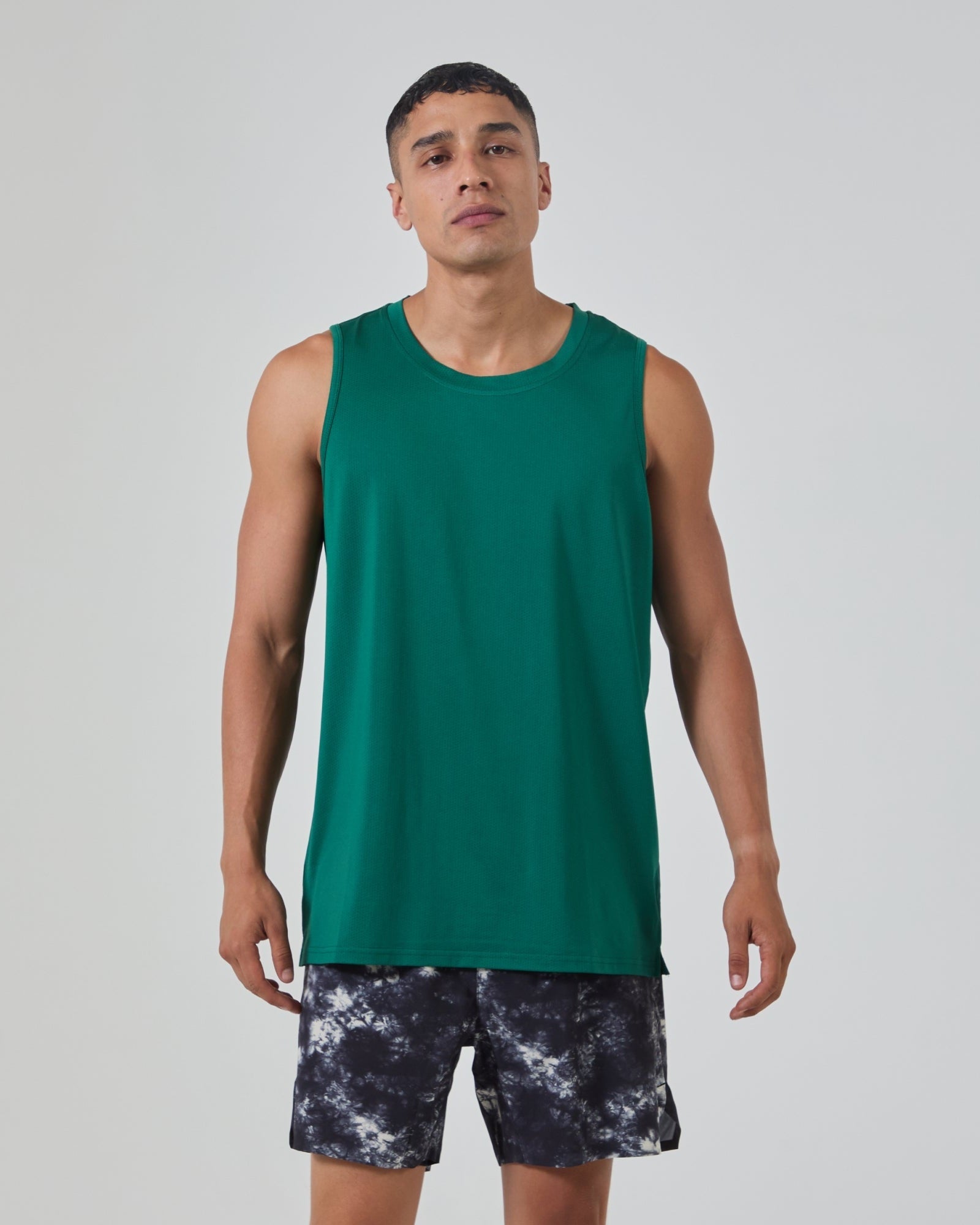 Flowstate* Tech Tank-Emerald-S-Stack Athletics
