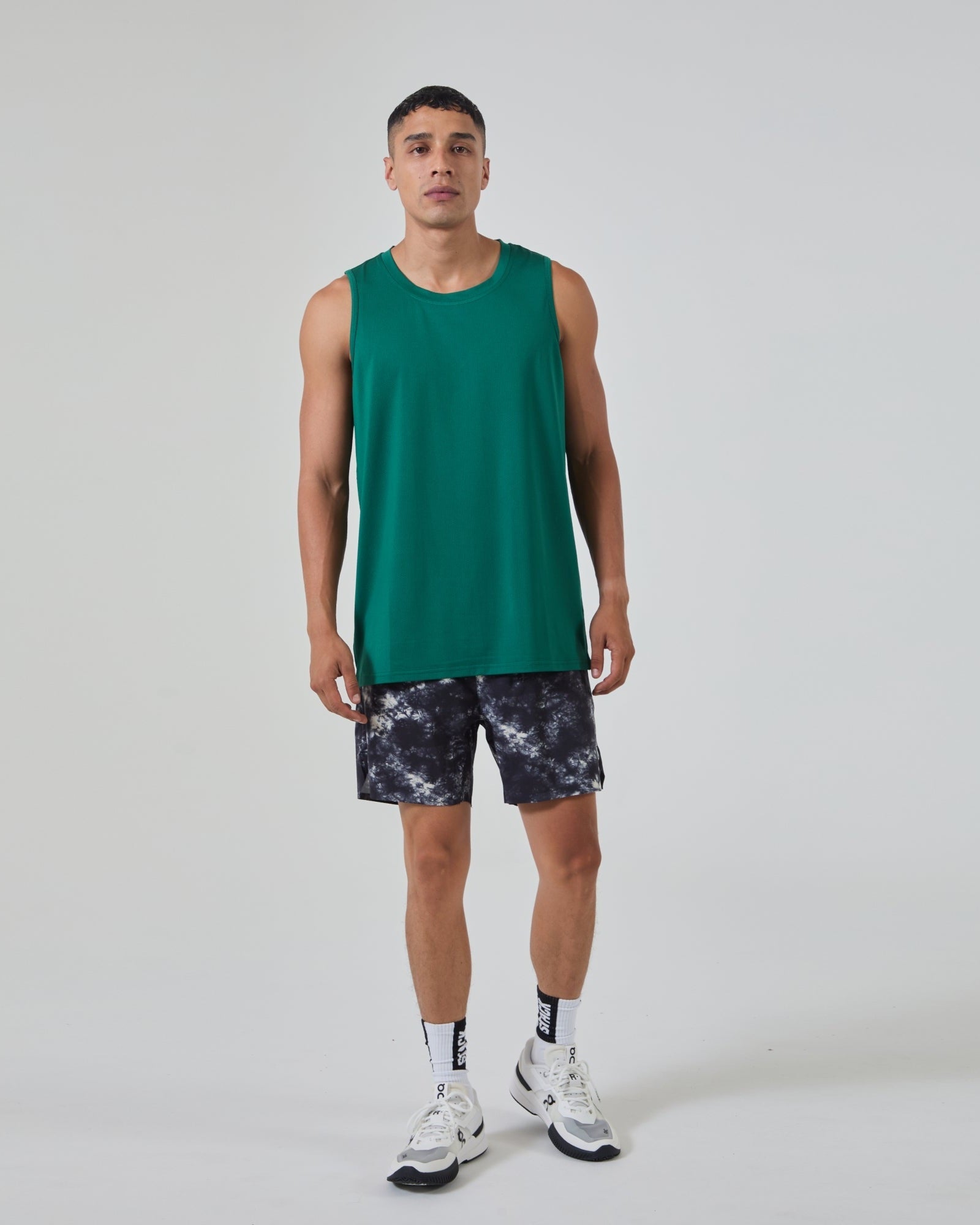 Flowstate* Tech Tank-Emerald-S-Stack Athletics