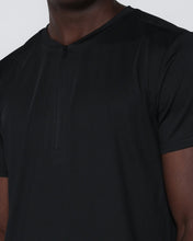 Flowstate* Zip Tee-Black-S-Stack Athletics
