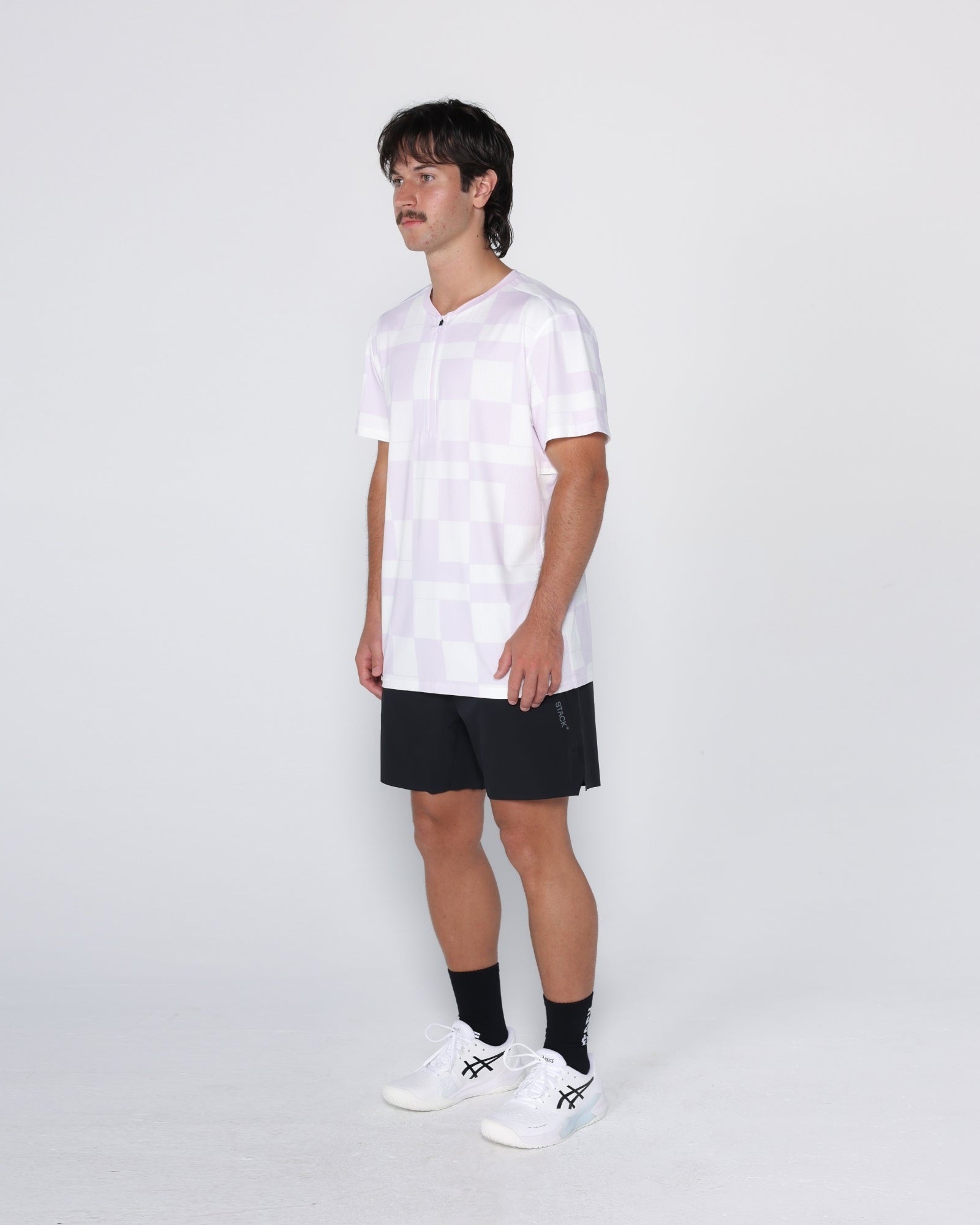 Flowstate* Zip Tee-Black-S-Stack Athletics