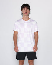 Flowstate* Zip Tee-Lavender Court-Check-S-Stack Athletics