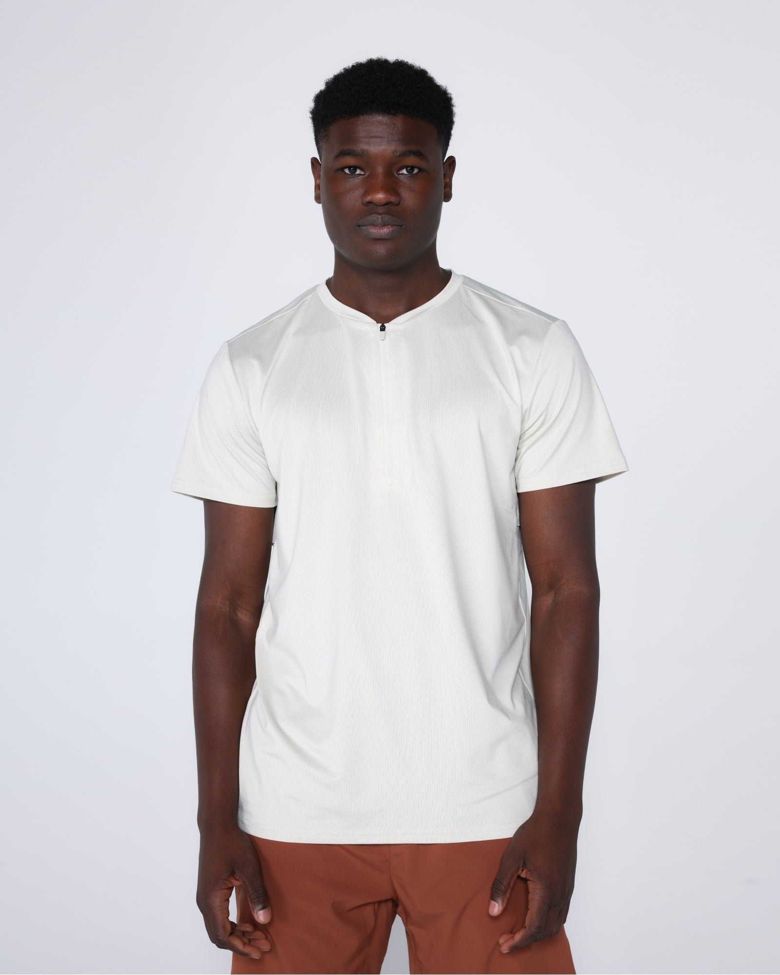 Flowstate* Zip Tee-Mist-S-Stack Athletics