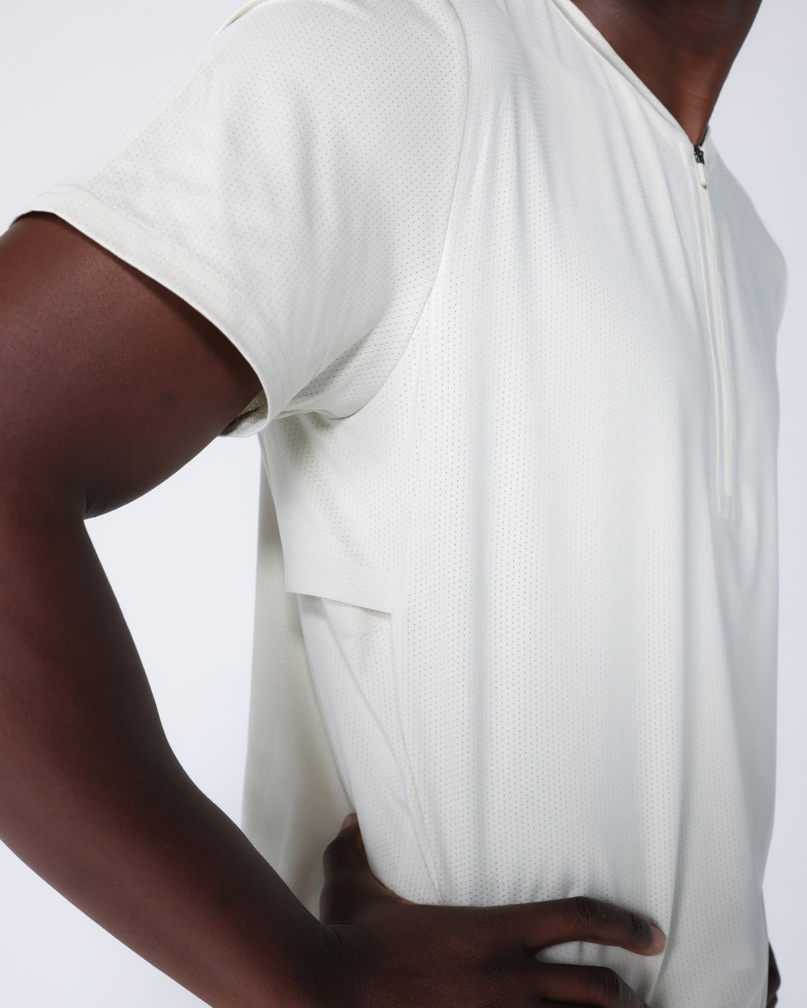 Flowstate* Zip Tee-Mist-S-Stack Athletics