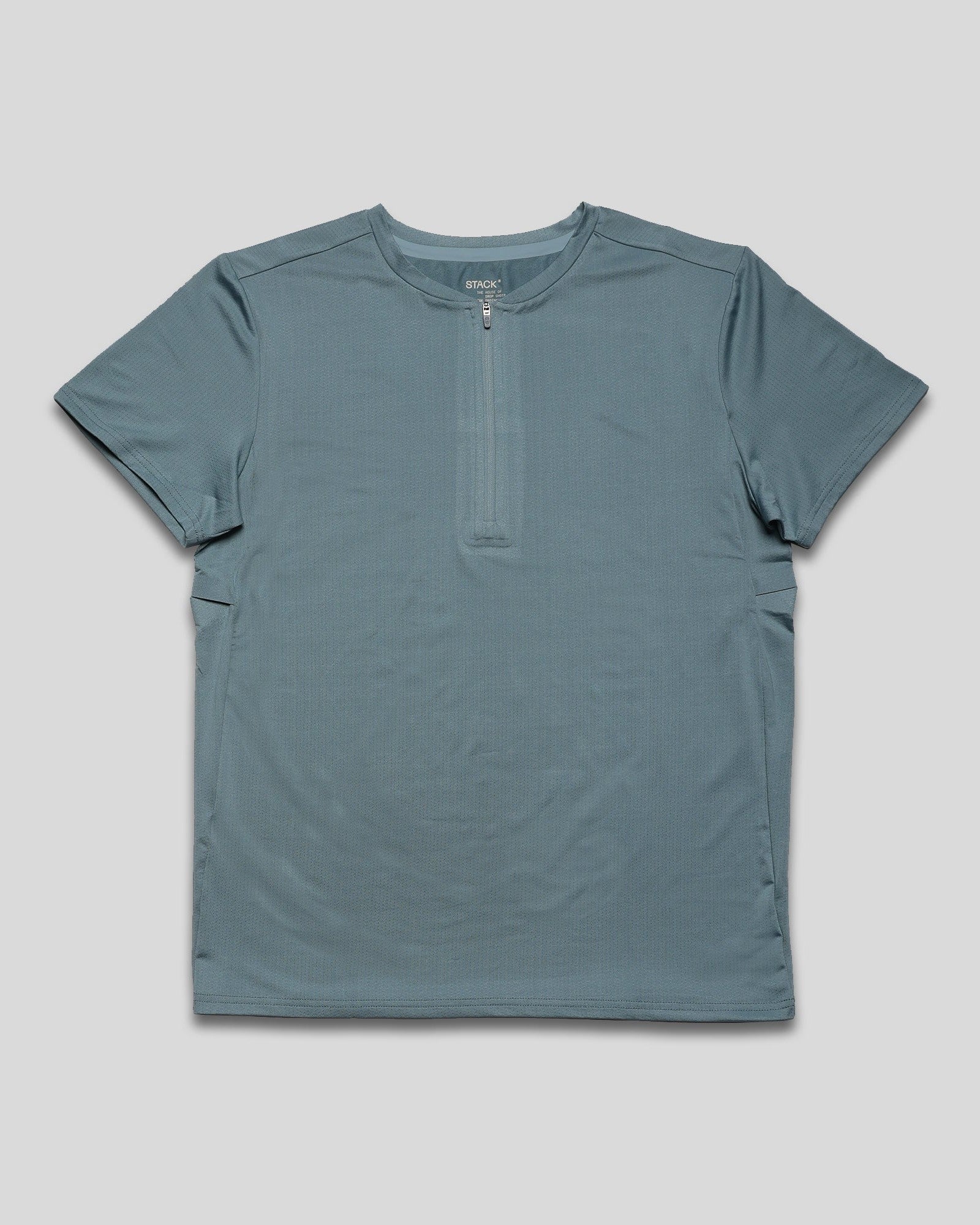 Flowstate* Zip Tee-Mist-S-Stack Athletics