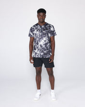Flowstate* Zip Tee-Oxford Red Acid-Dye-S-Stack Athletics