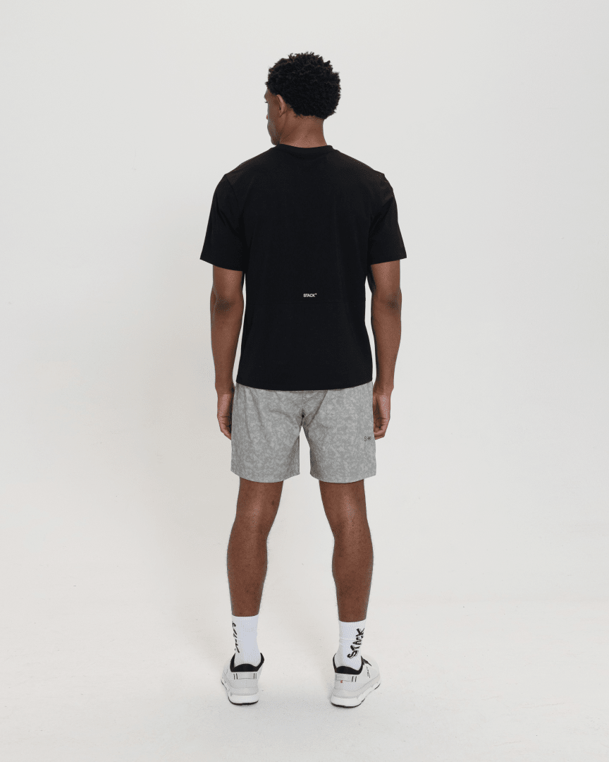 Icon Hybrid Tee-Stone-S-Stack Athletics