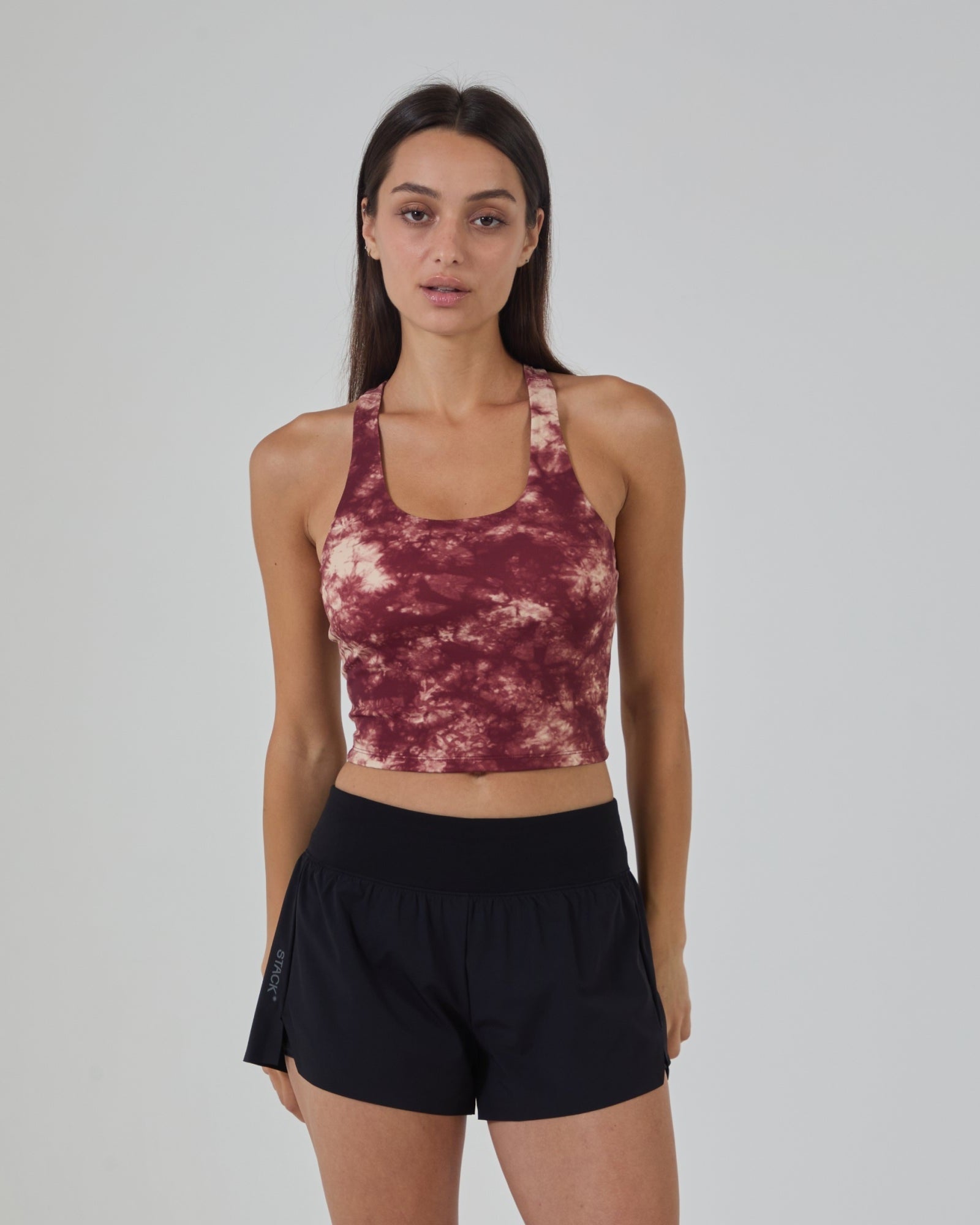 Rally Comp Tank-Oxford Red Acid-Dye-XS-Stack Athletics