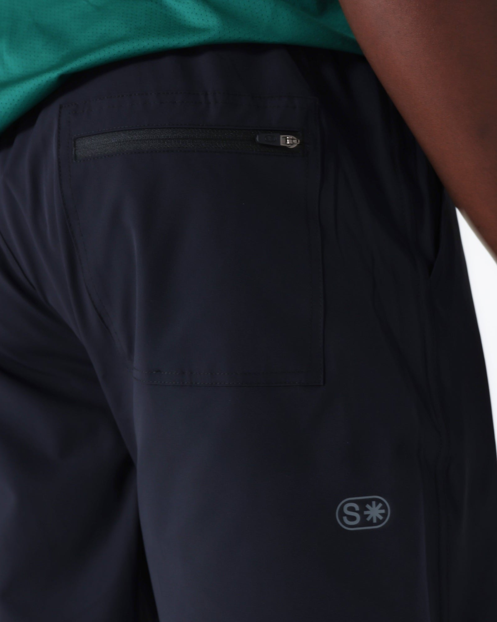 Repeat Short 7"-Black-S-Stack Athletics