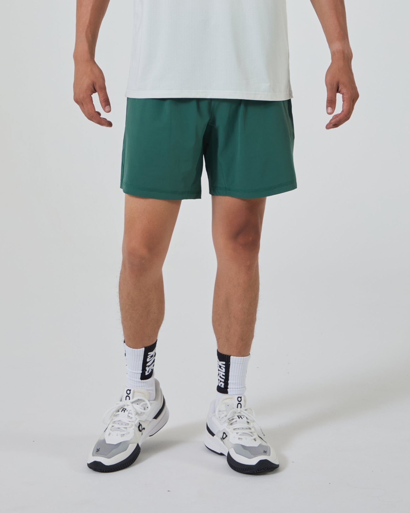 Repeat Short 7"-Emerald-S-Stack Athletics