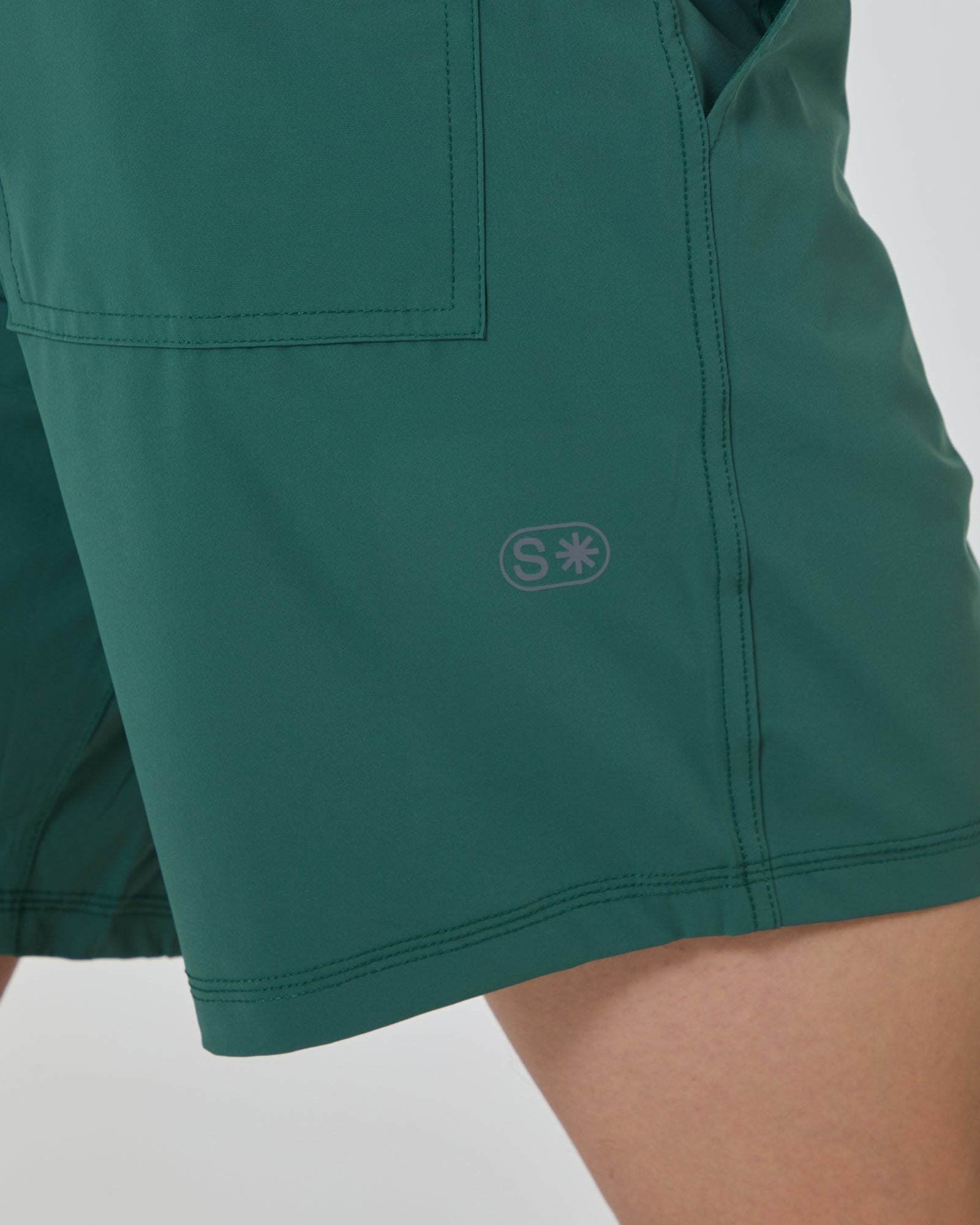 Repeat Short 7"-Steel Blue-S-Stack Athletics