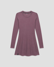RibTech* Courtside Long Sleeve Dress-Cherry-XXS-Stack Athletics