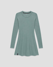 RibTech* Courtside Long Sleeve Dress-Cherry-XXS-Stack Athletics
