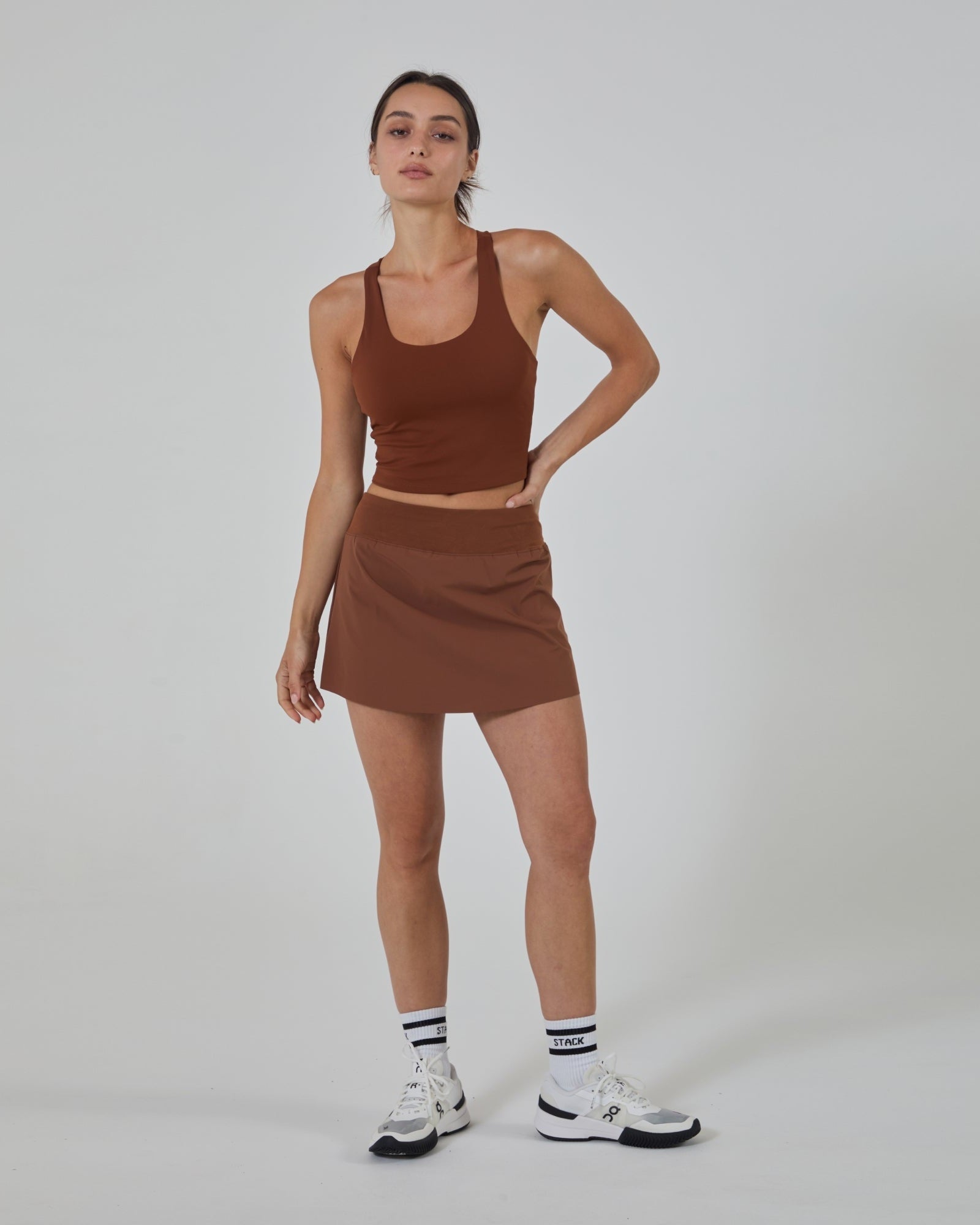 Rush Skirt-Cognac-XS-Stack Athletics