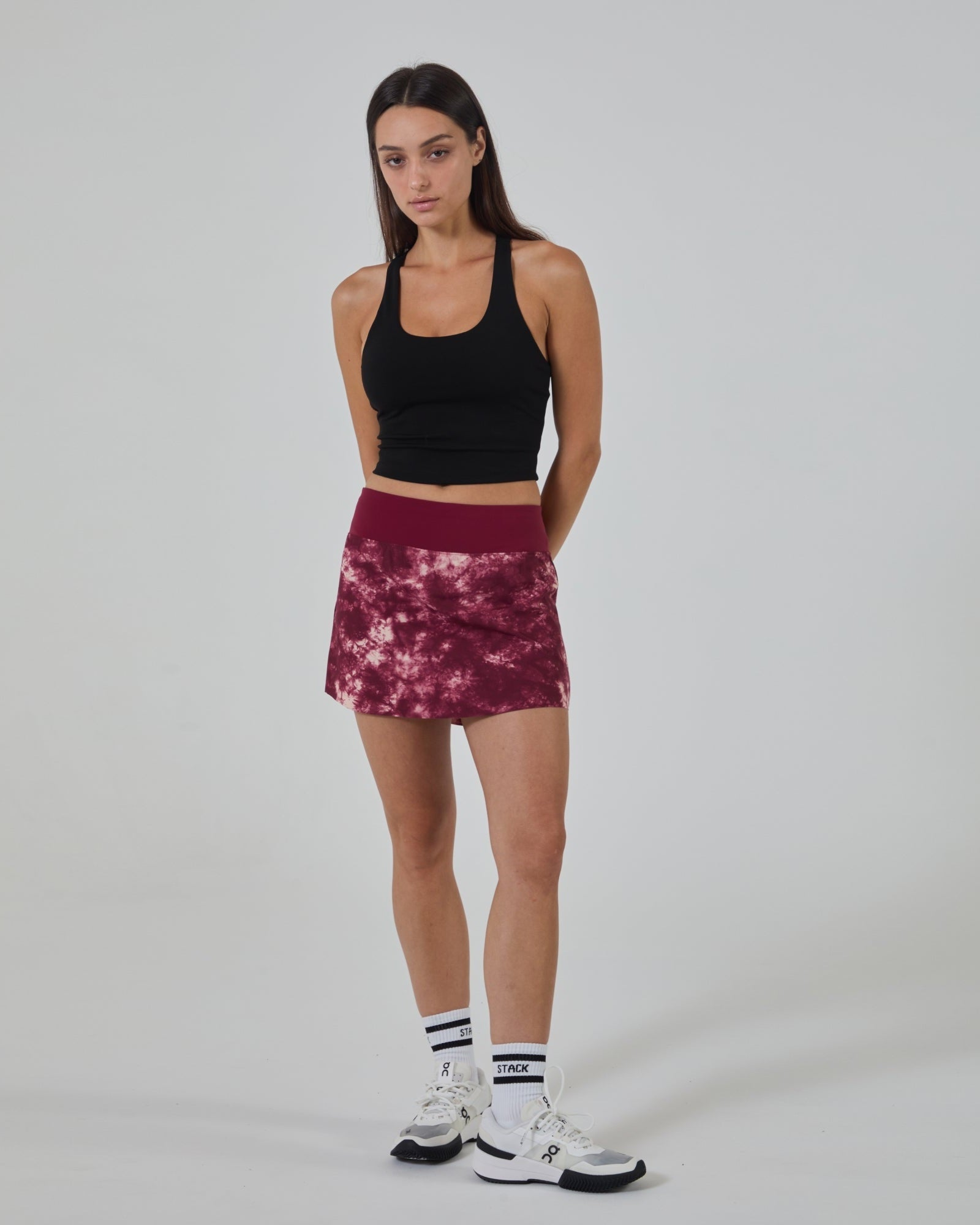 Rush Skirt-Oxford Red Acid-Dye-XS-Stack Athletics
