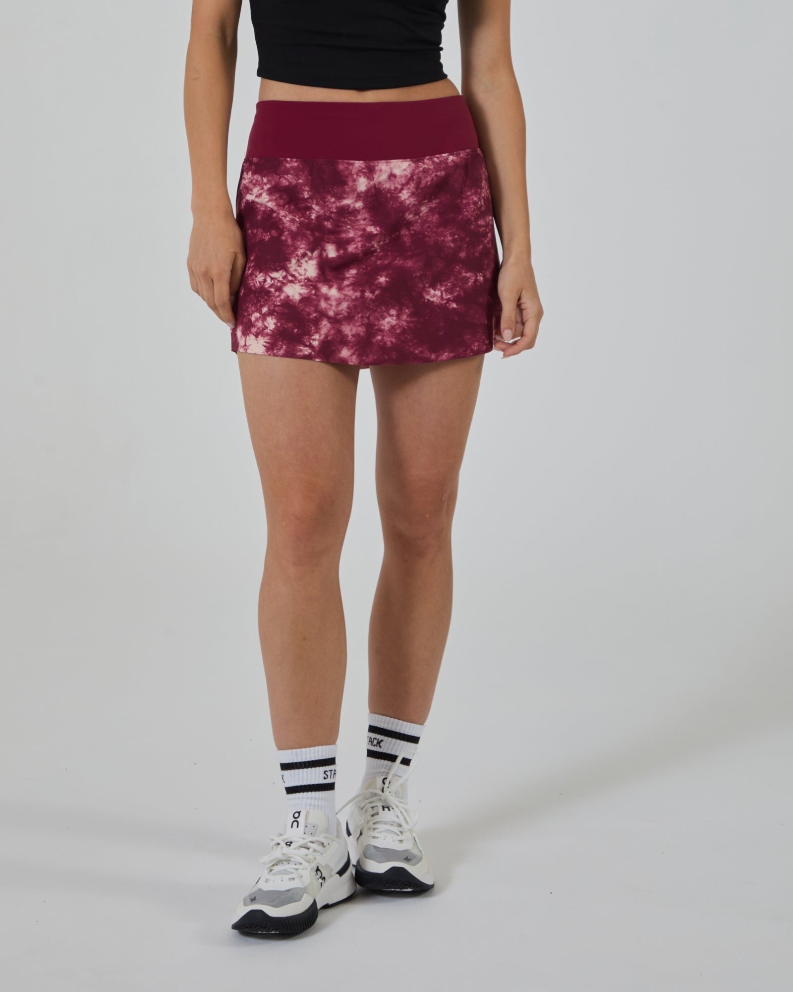 Rush Skirt-Oxford Red Acid-Dye-XS-Stack Athletics