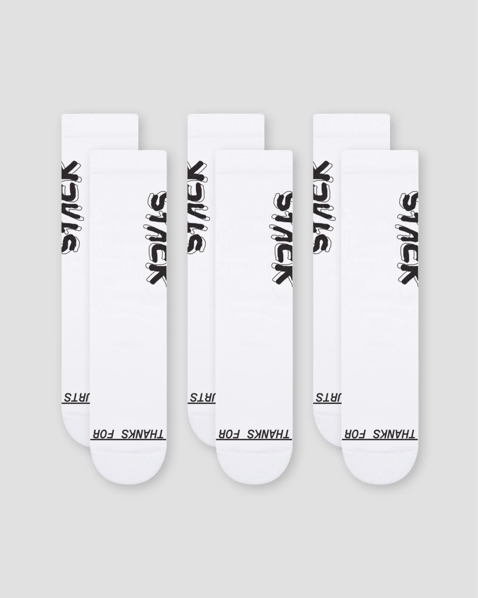Tagged Crew Sock