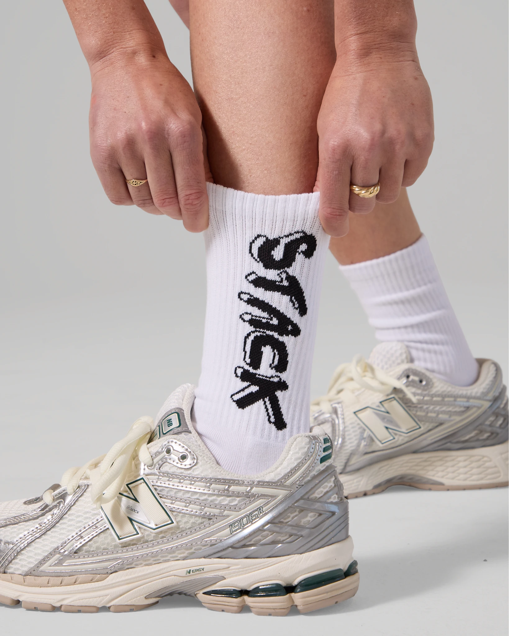 Tagged Crew Sock