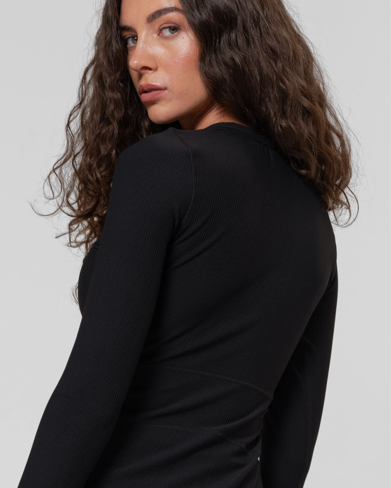 RibTech* Courtside Long Sleeve Dress
