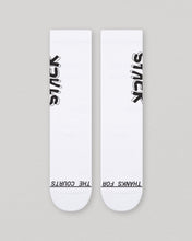 Tagged Crew Sock-White-Small-Stack Athletics