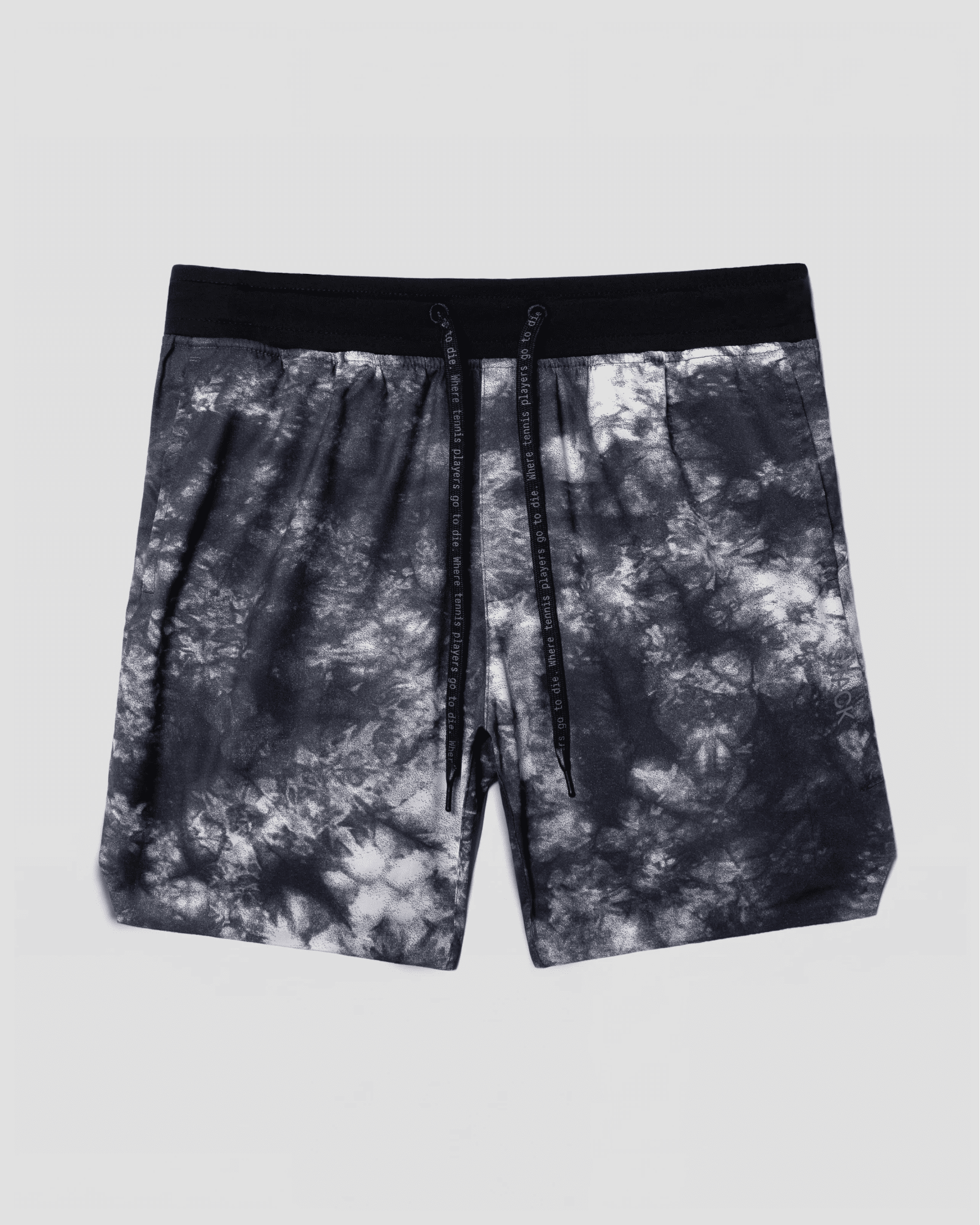 Tourney Short 6" Lined-Black Acid-Dye-S-Stack Athletics
