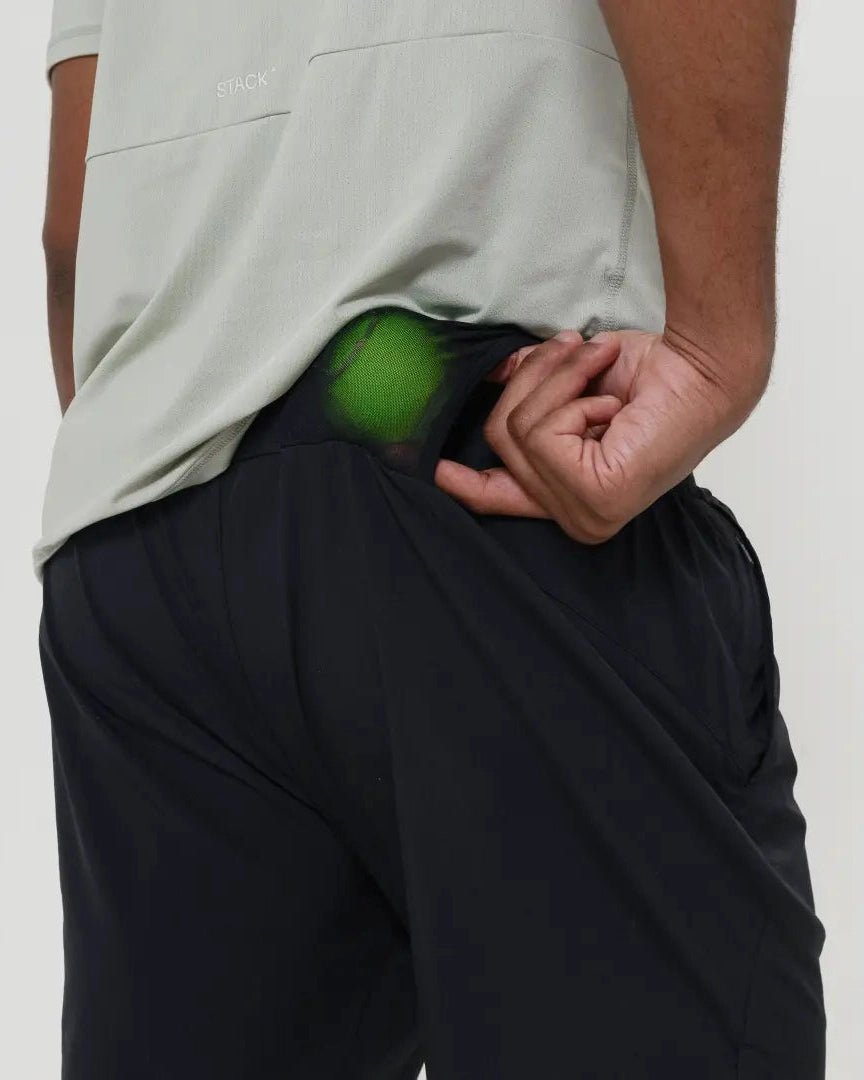 Tourney Short 6" Lined-Black-S-Stack Athletics