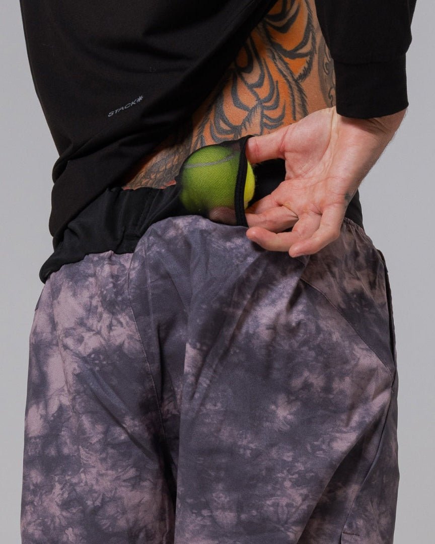 Tourney Short 6" Lined-Cocoa-S-Stack Athletics