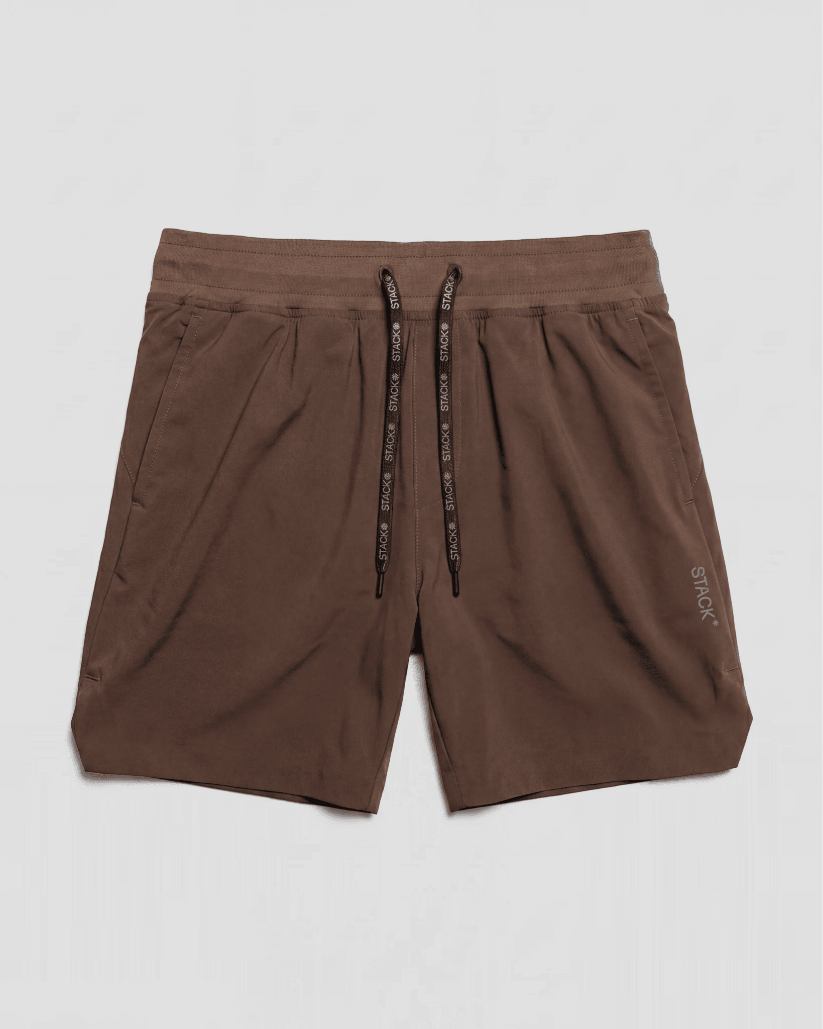 Tourney Short 6" Lined-Cocoa-S-Stack Athletics