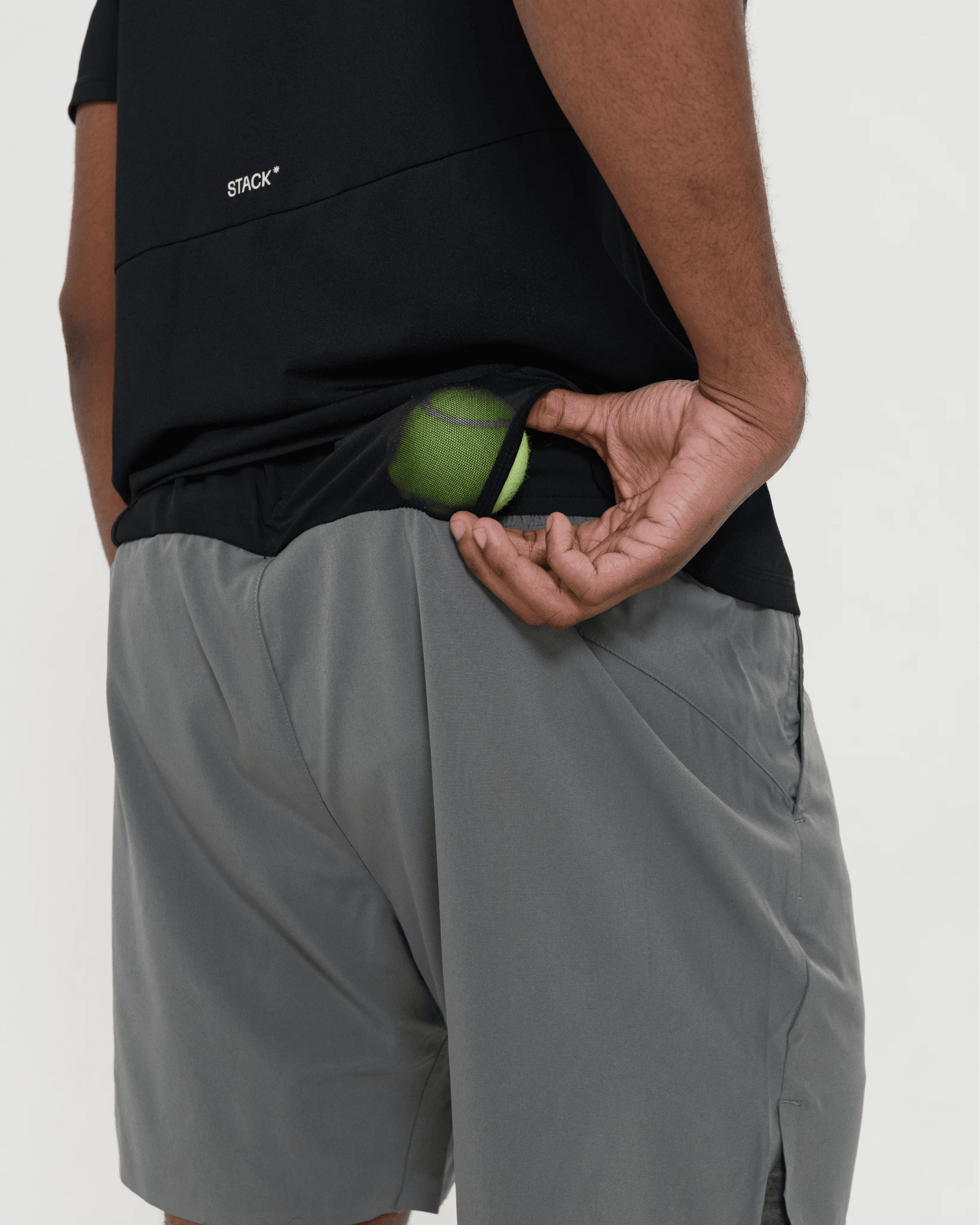 Tourney Short 6" Lined-Gravel-S-Stack Athletics