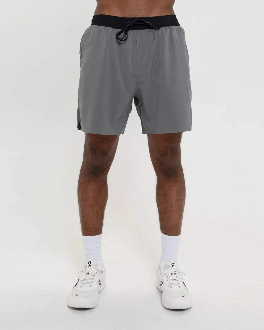 Tourney Short 6" Lined-Gravel-S-Stack Athletics