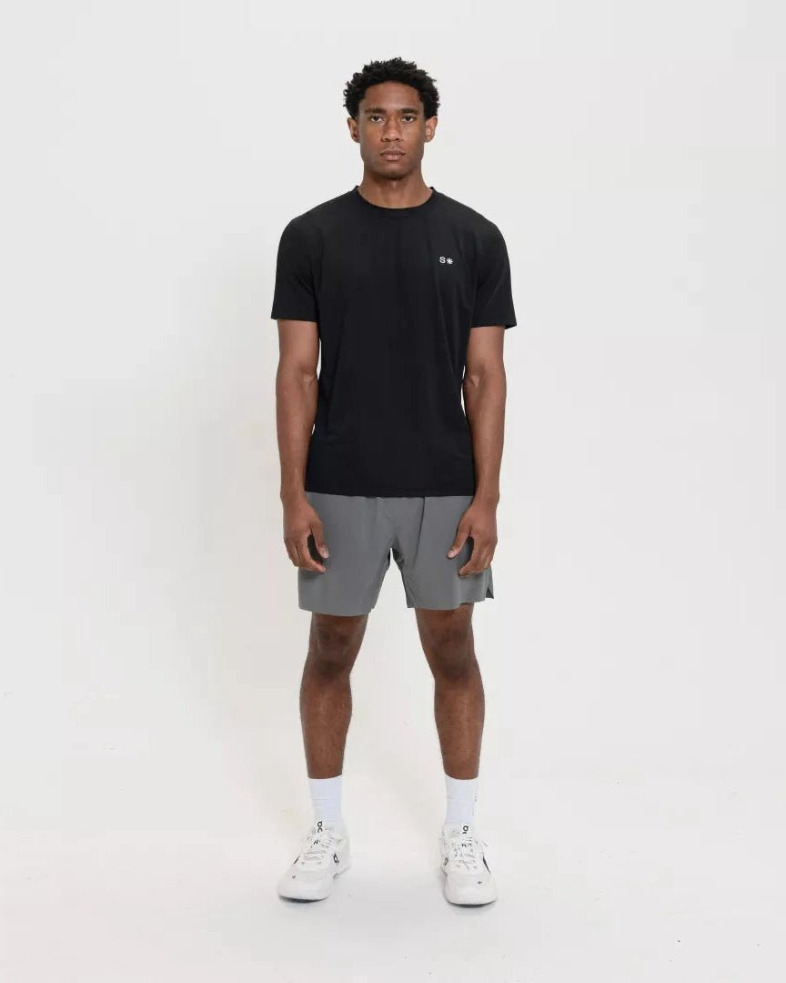 Tourney Short 6" Lined-Gravel-S-Stack Athletics