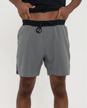 Tourney Short 6" Lined-Gravel-S-Stack Athletics