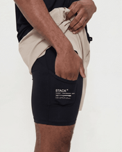 Tourney Short 6" Lined-Sand-S-Stack Athletics
