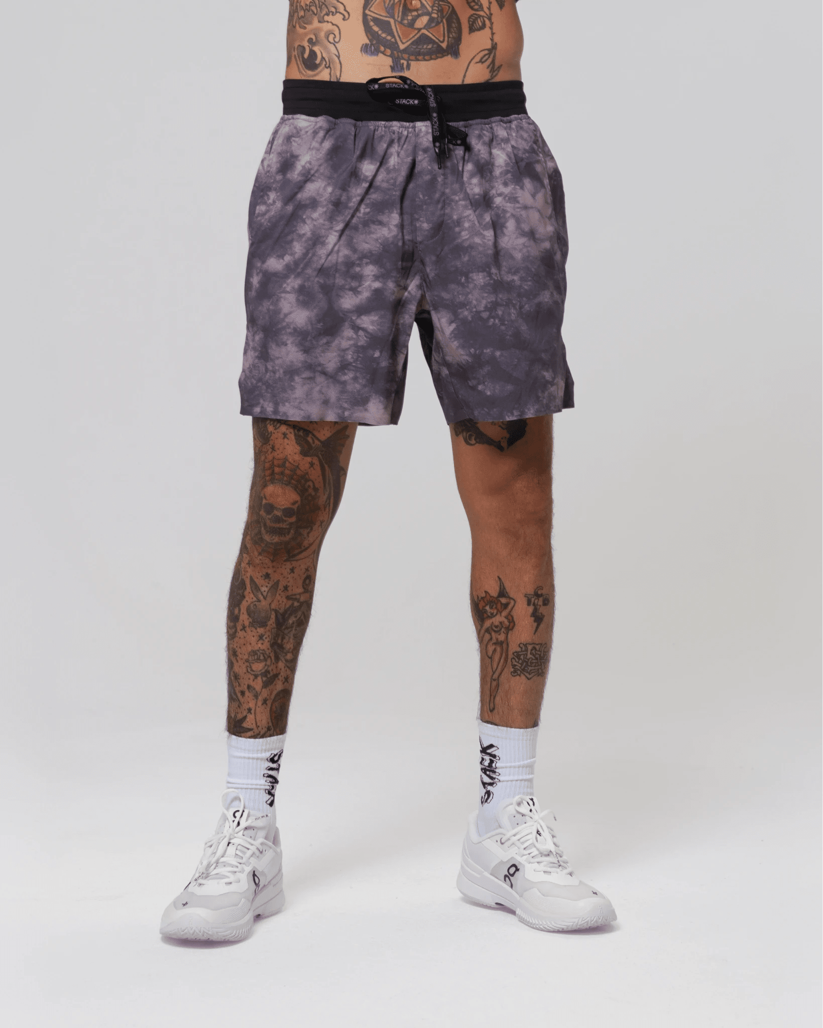 Tourney Short 6" Lined-Sparrow Acid-Dye-S-Stack Athletics