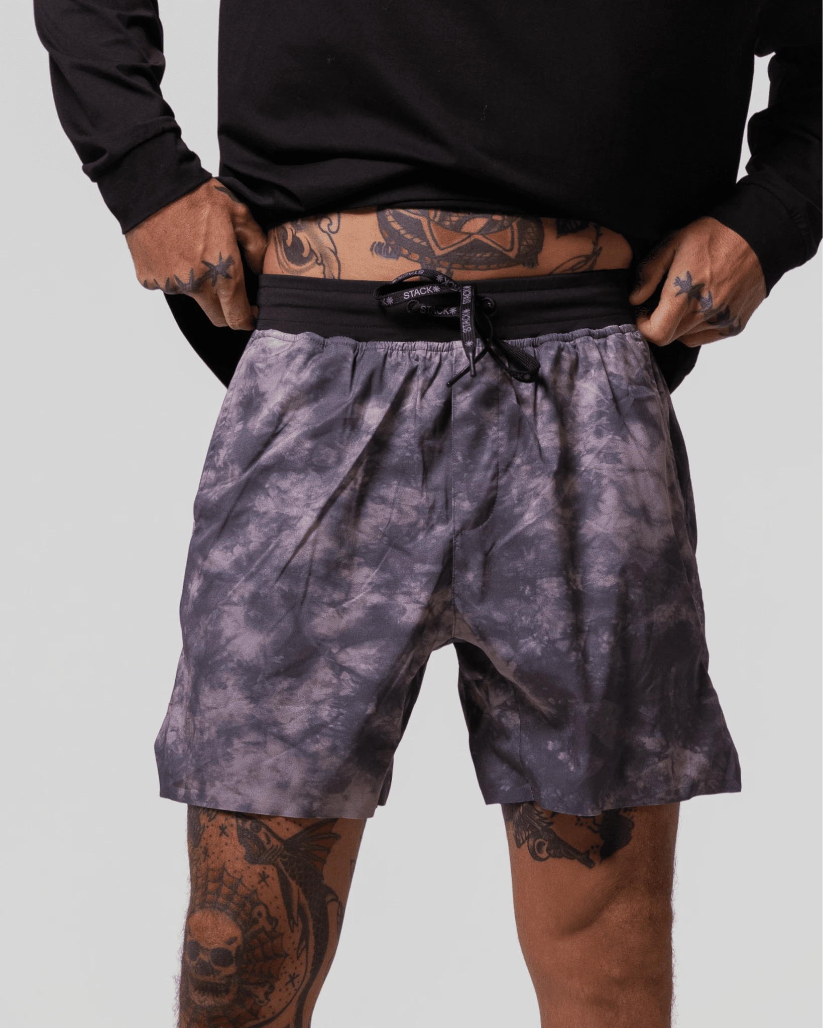 Tourney Short 6" Lined-Sparrow Acid-Dye-S-Stack Athletics