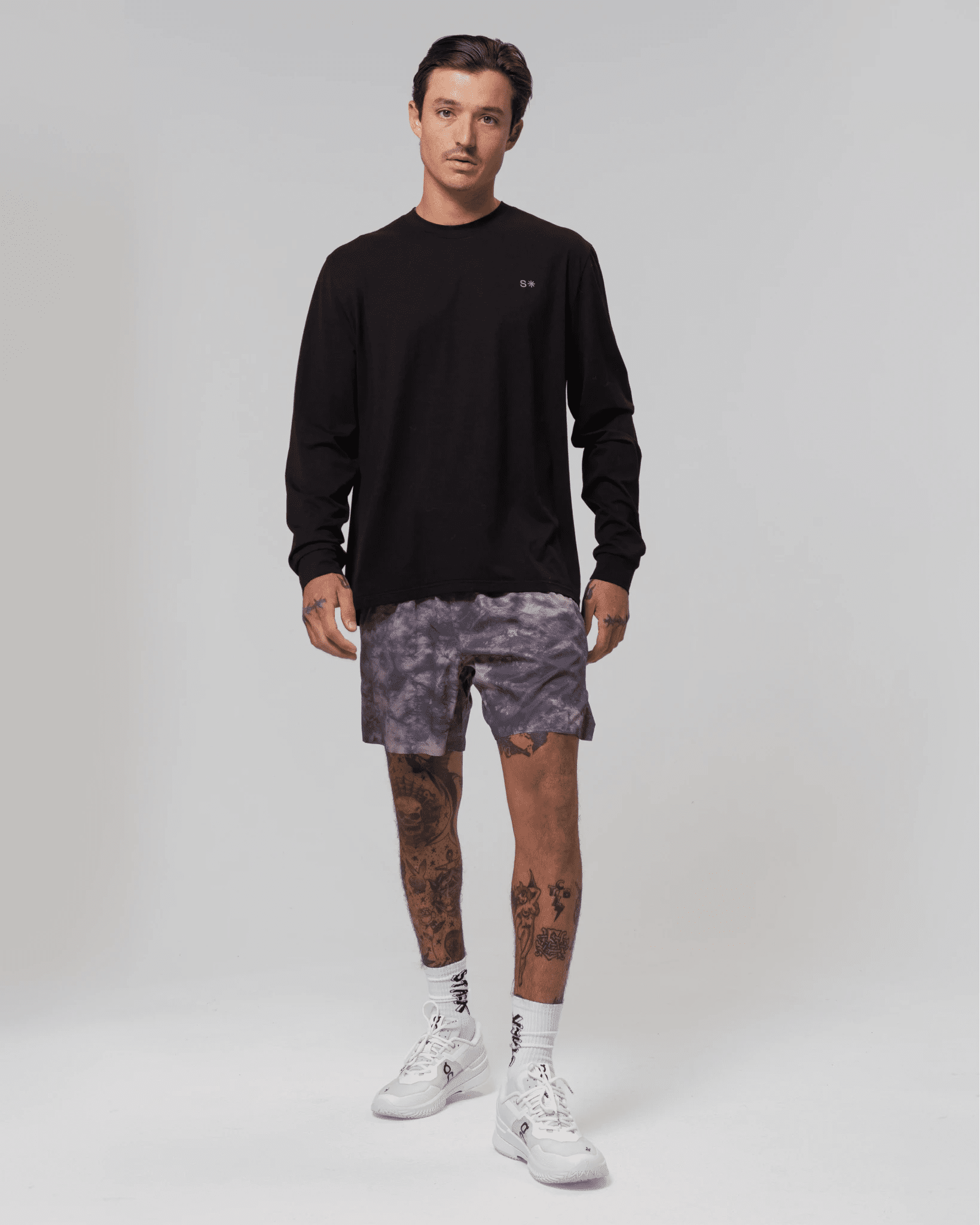 Tourney Short 6" Lined-Sparrow Acid-Dye-S-Stack Athletics